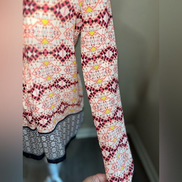 Anthropologie HD in Paris ‘Kaveri’ Pink Printed Blouse - Picture 5 of 14